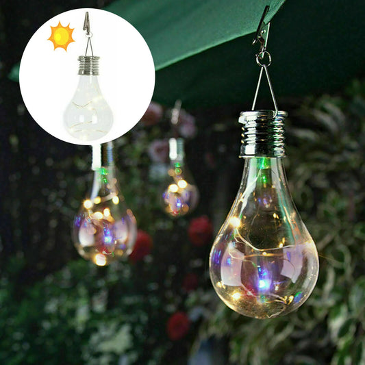 Outdoor Hanging LED Solar Lights Waterproof Rotatable For Party Garden Home Decoration Lamp Bulb Hanging Lanterns Patio Garden