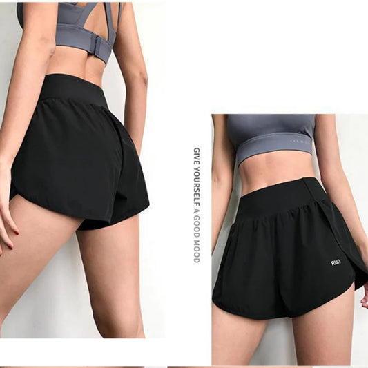 Women Yoga2 in 1 Tennis Sports Golf Skirt Gym Fitness Shorts Girl Athletic Quick Dry Running Pantskirt with Pocket girl skort