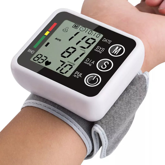 ZOSS latest models Wrist Digital Blood Pressure Monitor English / Russian / Portuguese / Spanish Voice Broadcast Tonometer - Health - Electronic Accessory