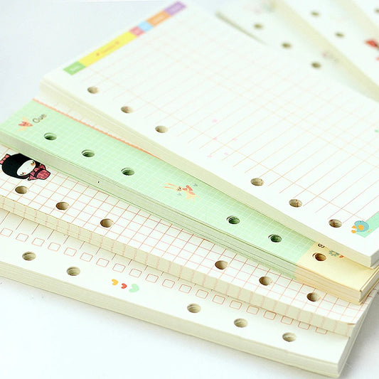 JIANWU A5 A6Lovely style loose leaf notebook notebook with inner core kawaii Office Supplies