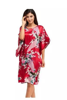 Plus Size Black Women's Summer Lounge Robe Lady New Sexy Home Dress Rayon Nightgown Large Loose Sleepwear Bathrobe Gown women sleep