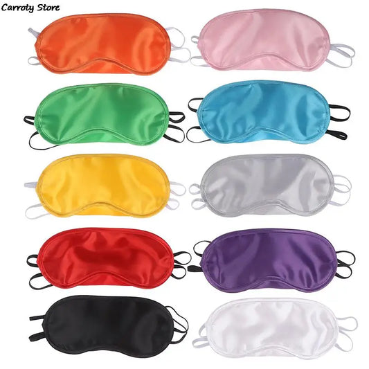 1PC Silk Eye Mask Eyeshade Cover Shade Soft Blindfold Travel Eyepatch Natural Sleeping Eye Patch Sleep Mask women sleep