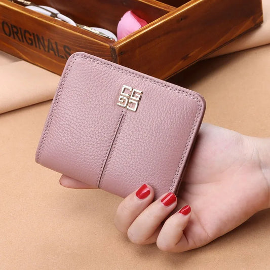 Women's Wallets Small Fashion Brand Leather Cute Wallets zipper Card Holder Wallet Female Coin Bag bilateral para mujer NEW women purse