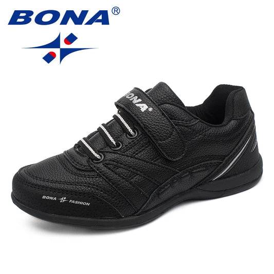 BONA New Classics Style Children Casual Hook & Loop Outdoor Walking Jogging Sneakers Comfortable Free Shipping Boys Shoes