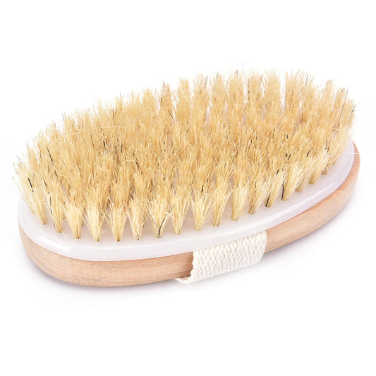 1 Pc Wet Dry Skin Body Natural Bristle Brush Soft SPA Brush Bath Massager Home Worldwide Store - Bath