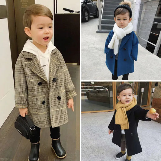 Baby boys Jacket Kids Fashion fall Coats Warm Autumn Winter Infant Clothing toddler Children's Jacket outwears 2 3 4 6 8y Boy Jacket - Girl Jacket