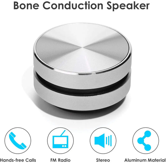 Hot Bone Conduction Bluetooth Speaker Vibration Stereo Digital Wireless Smallest Speakers Drop shipping Free shipping Home Audio