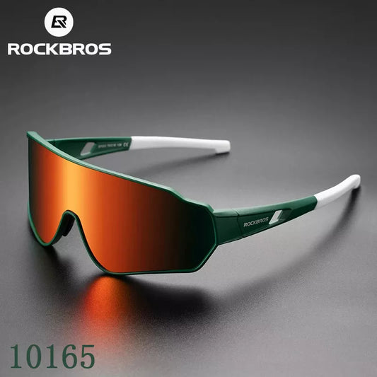 ROCKBROS Polarized Cycling Glasses Clear Bike Glasses Eyewear UV400 Outdoor Sport Sunglasses Men Women Cycling Sunglasses - Sports Accessory