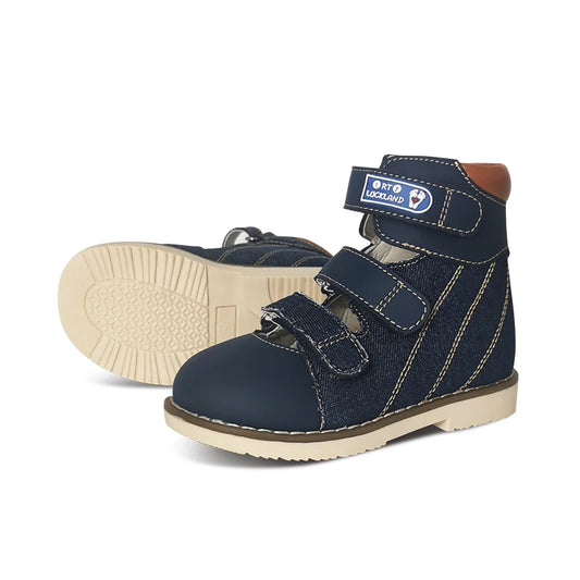 Ortoluckland Boys Sandals Children Summer Closed Toe Footwear Toddler Kids Orthopedic With Arch Support Insole Boys Shoes