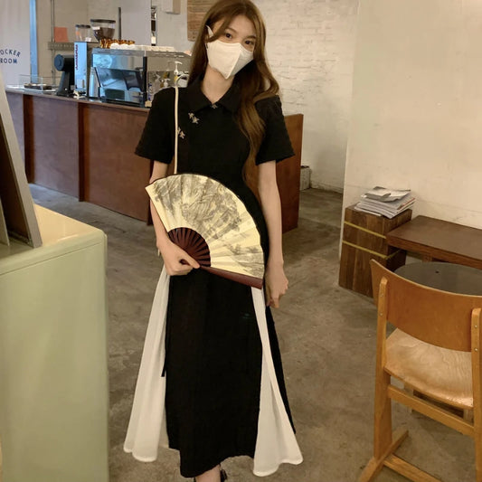 Midi Dresses Women Bandage Design Elegant Temperament Korean Style Lady A-line Trendy Casual Daily Summer Simple New Vestidos