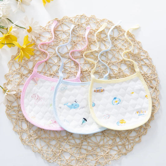 1Pcs Bibs Cotton Eating Clothes Burp Cloths Random Color Towel Scarf for Newborn Stuff girl cloth - Baby Girls