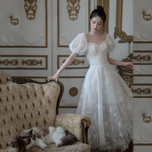 Elegant Evening Dresses for Women Petal Pattern Summer Sexy Long Party Birthday Ball Gown Dress Formal Vestidos Women Prom