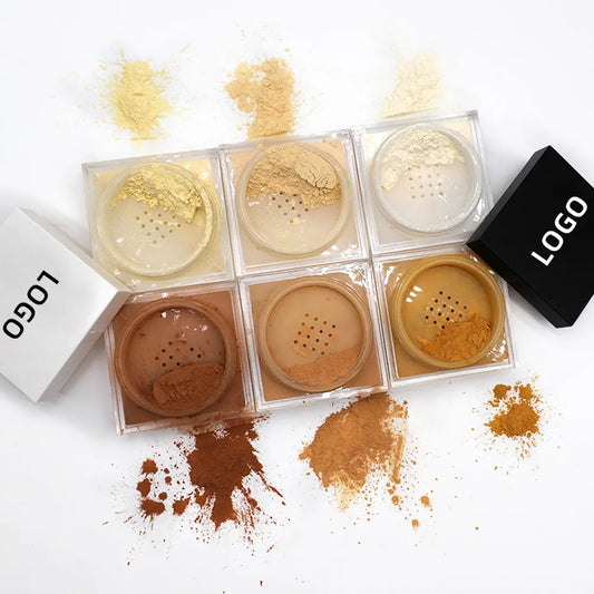 Private Label 10-color Loose Powder Long-lasting Oil Control Custom Logo Matte Waterproof Anti-sweat Makeup Powdering 15g Bulk - Beauty