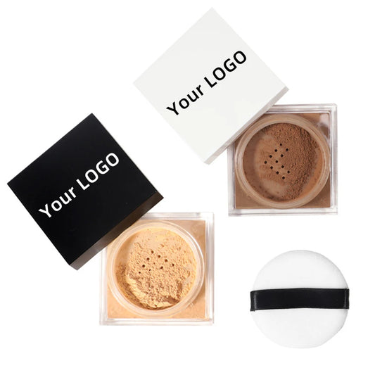 Private Label 10-color Loose Powder Long-lasting Oil Control Custom Logo Matte Waterproof Anti-sweat Makeup Powdering 15g Bulk - Beauty