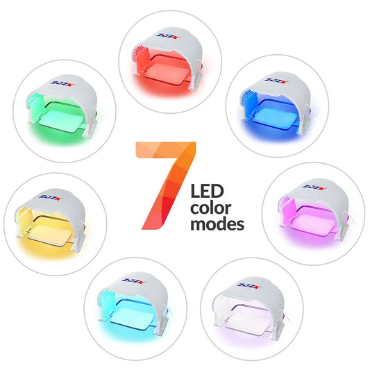 Facials Tools Infrared Lights Therapy Lamp 7 Colors 990 Beads Best for Whitening Anti Wrinkle Blemish Removal Anti-acne - Beauty - Women Accessory - Men Accessory