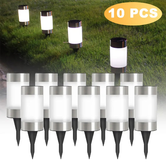 Solar Lights LED Outdoor Solar Lamps Waterproof Lawn Lights For Pathway Porch Stair Street Landscape Decoration Patio Garden