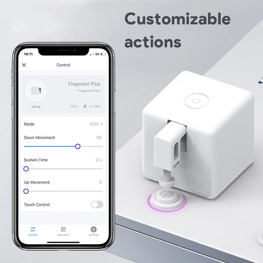 Tuya Wifi Zigbee Fingerbot Plus Switch Bot Garage Curtains Button Robot Pusher Smart Home Alexa Google Home Voice Wireless - Appliances - Cell Accessories