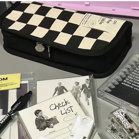 Large Capacity Pencil Case Kawaii Stationery Pen Case Trousse Scolaire Cute Pencil Bag Piornik Pencil Pouch School Supplies