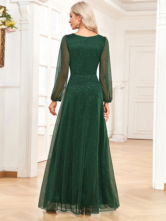 Sexy see-through sequin maxi summer dress woman elegant chiffon birthday party dress long evening dresses y2k vestidos women prom - wome contemporary