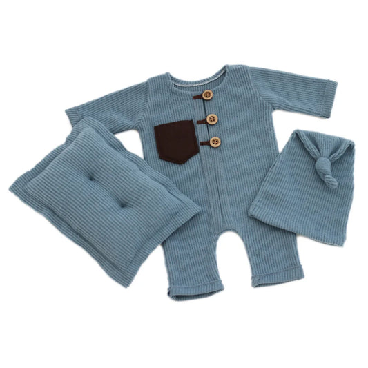 Photography Props Cloth Hat Pillow Boy Romper Bodysuits Outfit Shooting Photo Props Clothing Accessories Newborn - girl cloth - Baby Girls