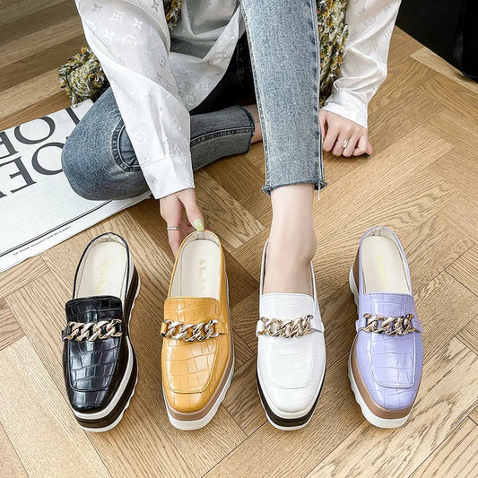 COOTELILI Fashion Platform Summer Slip-On Heels Casual
Women Shoes