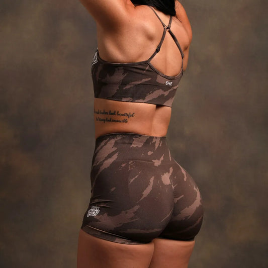 Darc She Shorts Everson Seamless Stretchy Pants Tie Dye Womans Running Yoga Wear Fitness Sports Workout Gym Shorts women short