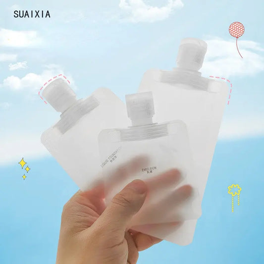 Travel Sub Packaging Bag Cosmetics Lotion Gel Shampoo Travel Portable Small Facial Cleanser Disposable Sub Packaging Bottle Bath