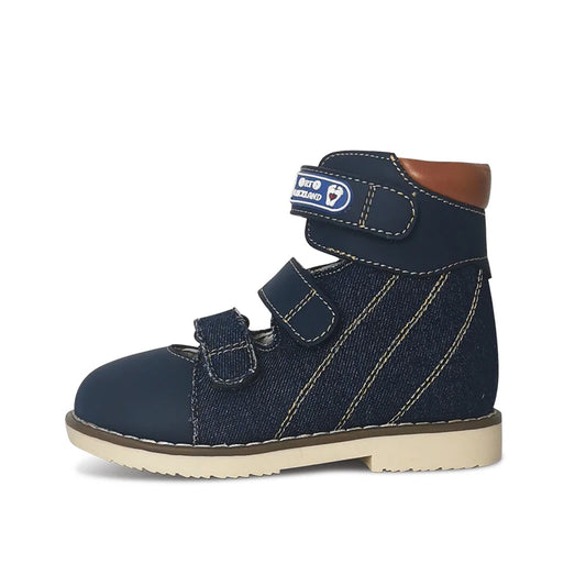 Ortoluckland Boys Sandals Children Summer Closed Toe Footwear Toddler Kids Orthopedic With Arch Support Insole Boys Shoes