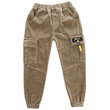 Winter high-quality warm velvet winter elastic waist Boys Jeans - Boy Cloth