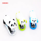 3 colors Mini stapler set animal Stapler Set Stationery Paper Binding Binder Book School Office Supplies