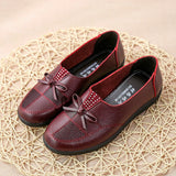Spring Autumn New Mother's PU Flats for Rhinestone Summer Casual Non-slip Girls Shoes