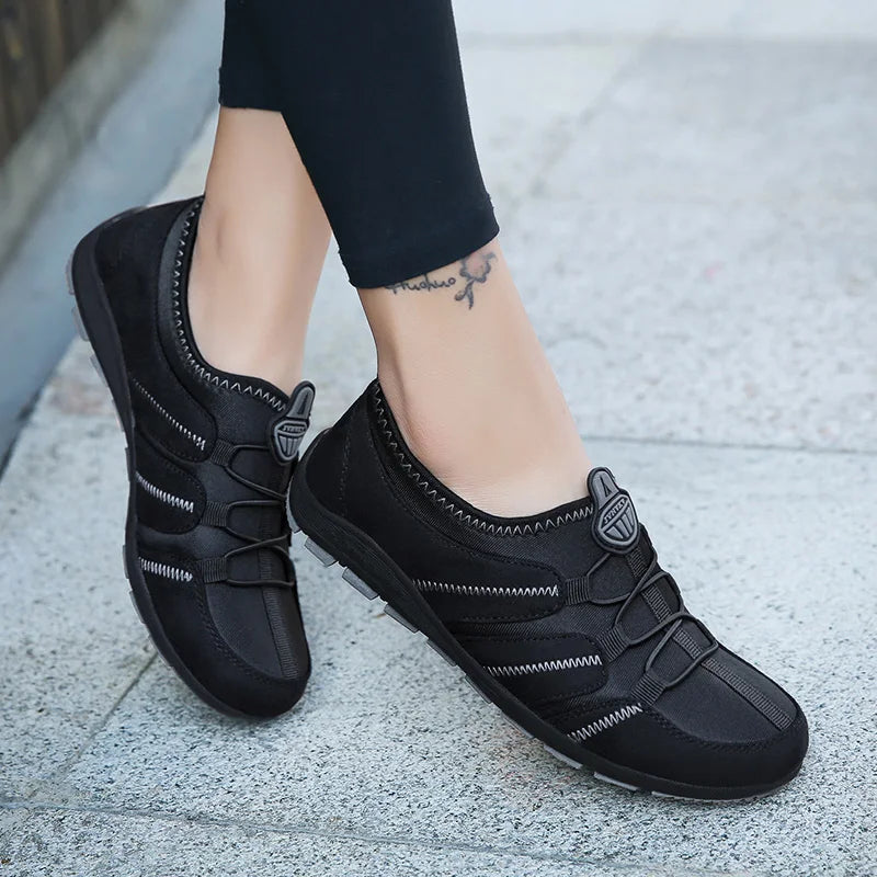 Air Mesh Breathable Casual Fashion Slip-On Outdoor Flats Chaussures Girls Shoes