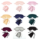 Imitated Silk Sleep Eye Mask Eye Patches Face Mask Eyeshade Blindfold Travel Rest Eye Cover Night Eyeshade Set women sleep