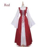 Retro party Renaissance Victorian Medieval Gothic Long Dresses Women Plus Size Cloth Maxi ball gown Middle Ages Women Prom