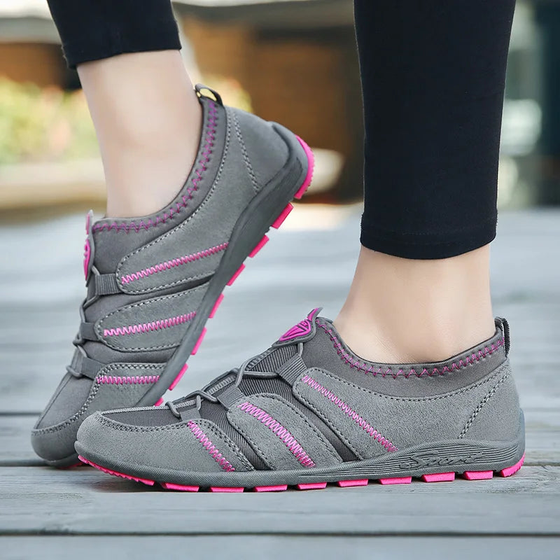 Air Mesh Breathable Casual Fashion Slip-On Outdoor Flats Chaussures Women Shoes