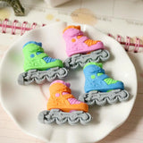 1pc Kawaii Eraser Cute Rubber Skates Pencil Eraser Creative Funny Accessories Stationery Office School Supplies