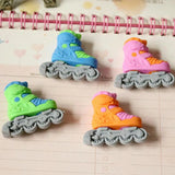 1pc Kawaii Eraser Cute Rubber Skates Pencil Eraser Creative Funny Accessories Stationery Office School Supplies