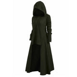 Gothic Punk Jacket Woman Black Hooded Plus size Winter Coat Female Long Womens Jackets And Coats Clothing Capes & Ponchos Women Prom