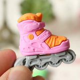 1pc Kawaii Eraser Cute Rubber Skates Pencil Eraser Creative Funny Accessories Stationery Office School Supplies