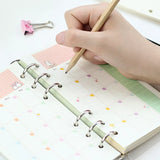 JIANWU  A5 A6Lovely style loose leaf notebook notebook with inner core   kawaii Office Supplies