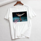 Dirty Dance Female T-shirt Printed Woman T-shirt Short Sleeve Letters Summer Harajuku O-collar Punk T-shirt girl tops - girl short