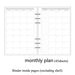 monthly plan