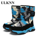 Children's Winter Snow Boots Round Toe Non-slip Waterproof 26-38 Soft Winter Warm Comfortable Fashion Footwears Boys Shoe