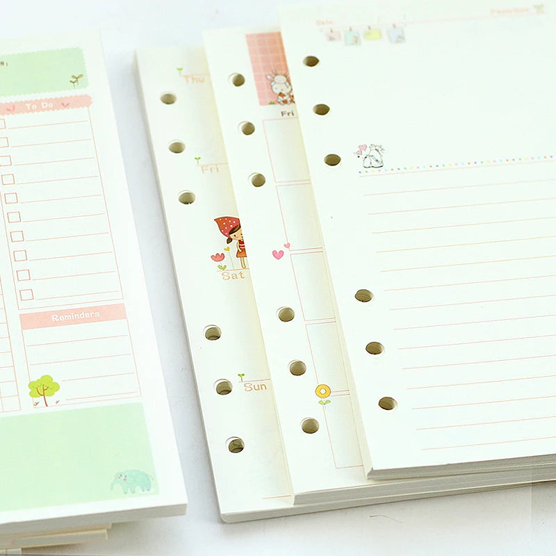 JIANWU  A5 A6Lovely style loose leaf notebook notebook with inner core   kawaii Office Supplies