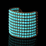 Boho Bracelets 9 Rows Stones Braided Wrap Bracelet Beaded Statement Cuff Bracelet Wholesale Bohemia Bracelets - Women Jewellery - Girl Jewellery - Women Accessory - Girl Accessory