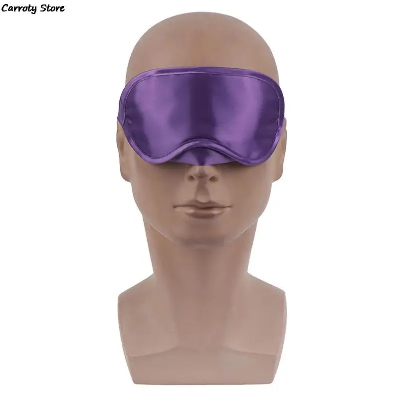 1PC Silk Eye Mask Eyeshade Cover Shade Soft Blindfold Travel Eyepatch Natural Sleeping Eye Patch Sleep Mask women sleep