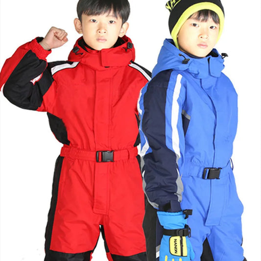 Outdoors Ski Suit Kids One-piece Clothing Girls Snowboard Jacket Boys Jumpsuit Winter Sports Skiing Sets Clothes Snowboarding Boy Jacket - Girl Jacket