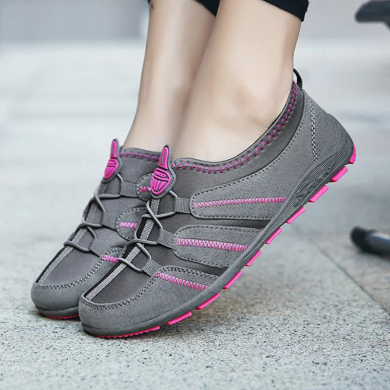 Air Mesh Breathable Casual Fashion Slip-On Outdoor Flats Chaussures Girls Shoes