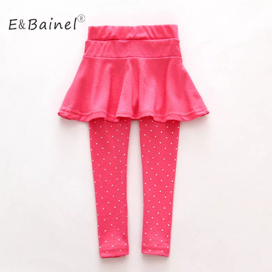 Skirt Pants Spring Autumn Leggings with Skirt Clothes Children Kids Trousers Leggings Pants For girls short