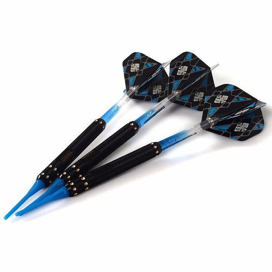Nice Gift CUESOUL Professional Electronic Soft Tip Darts With Unique Dart Flights Blue PC Dart Shaft - Sports Accessory